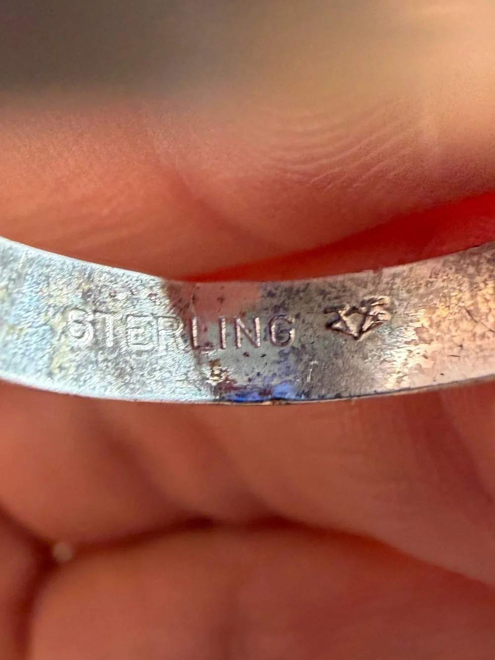 Vintage “ Vargas “ Sterling Silver Ring 9.5